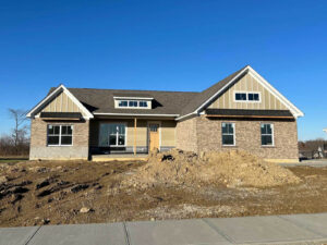 The Gabrielle by John Henry homes at 7190 Susan Springs Drive at The Oaks of West Chester in West Chester, Ohio